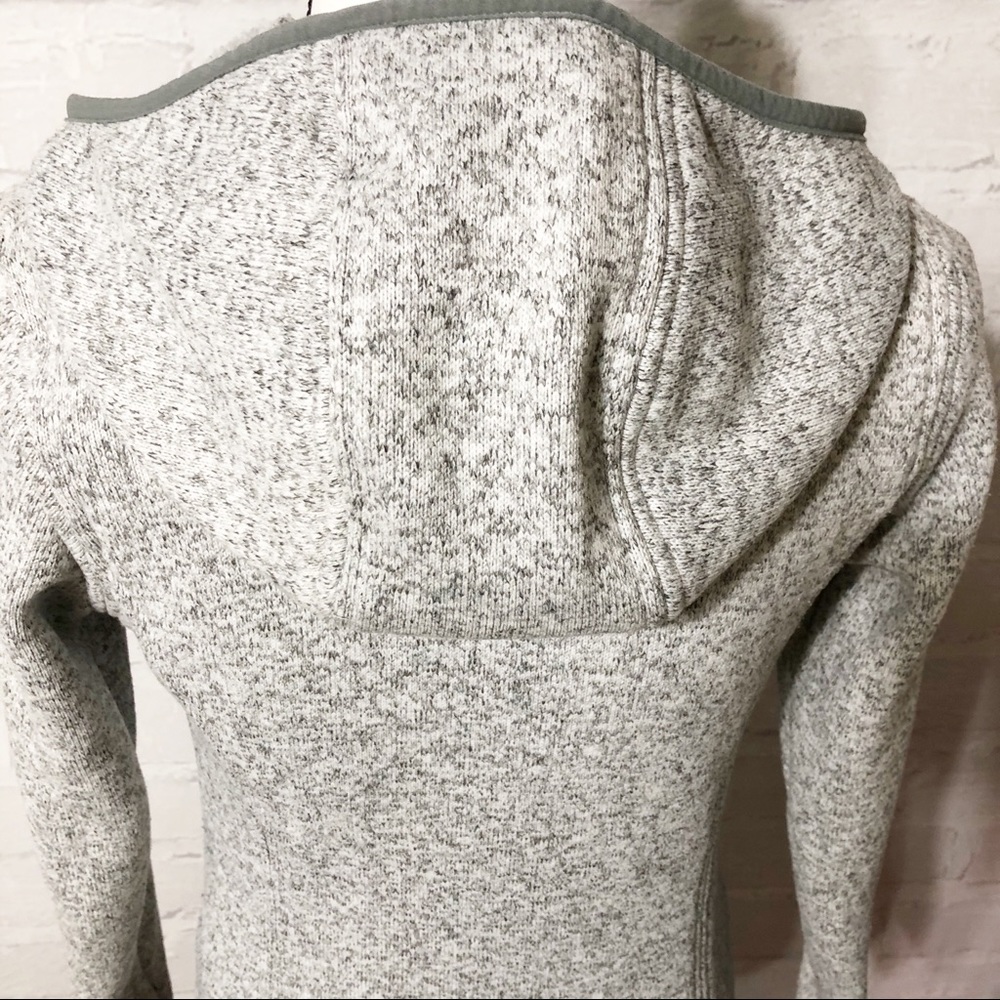 Marmot heathered grey zip hoodie. A50 - Picture 5 of 8